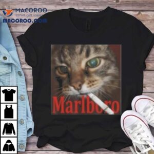 Cat Smoke Marlboro Tshirt