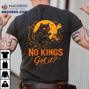Cat We The People No Kings Got It October No Kings Day Tshirt