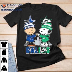 Charlie Brown And Snoopy X Dallas Cowboys And Dallas Stars Shirt 3 Charlie Brown And Snoopy X Dallas Cowboys And Dallas Stars Tshirt