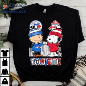 Charlie Brown And Snoopy X Toronto Blue Jays And Toronto Fc Tshirt