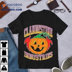 Clandestine Industries Bat Pumpkin Halloween Shirt 3 Clandestine Industries Bat Pumpkin Halloween Tshirt