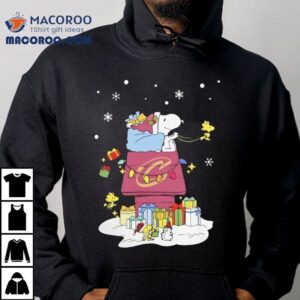 Cleveland Cavaliers Santa Snoopy Wish You A Merry Christmas Shirt 3 Cleveland Cavaliers Santa Snoopy Wish You A Merry Christmas Tshirt