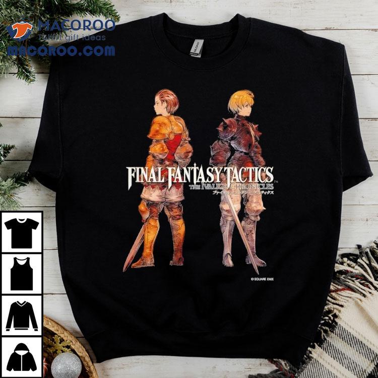Final Fantasy Tactics The Ivalice Chronicles Delita And Ramza Shirt Final Fantasy Tactics The Ivalice Chronicles Delita And Ramza Shirt