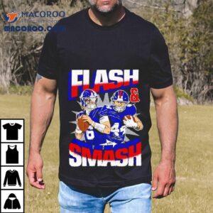 Flash And Smash New York Giants Tshirt