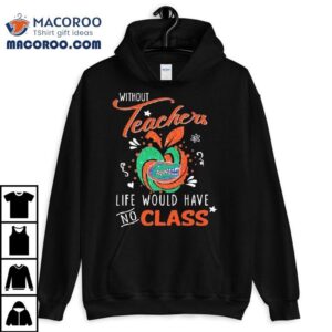 Florida Gators Without Teachers Life Would Have No Class Apple Tshirt