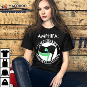 Frog Amphifa Amphibians Against Fascism Tshirt