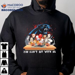Horror You Can T Sit With Us Carolina Panthers Nfl Tshirt