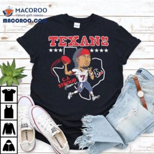Houston Texans Cj Stroud Nfl Football Signature Chibi Tshirt