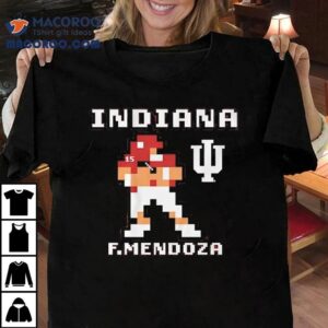 Indiana Football Fernando Mendoza Retro Baller Graphic Tshirt