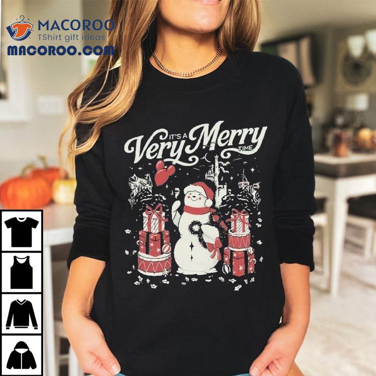 It’s A Very Merry Time Holiday Christmas Shirt It’s A Very Merry Time Holiday Christmas Shirt