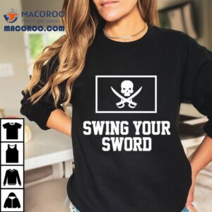 Joey Mcguire Wearing Swing Your Sword Tshirt