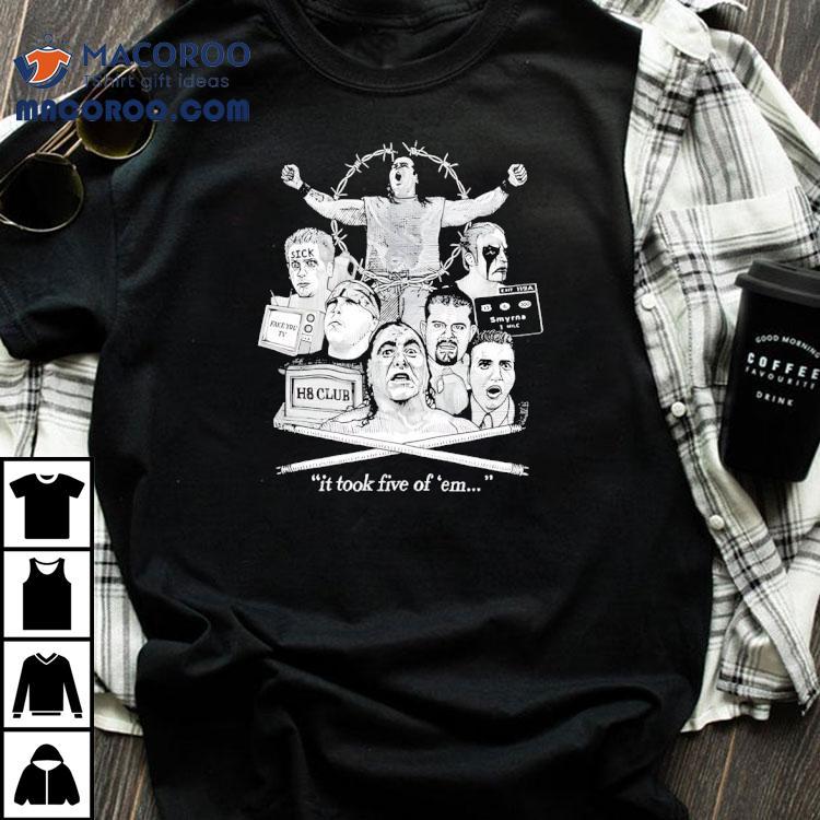 John Zandig Combat Zone Wrestling It Took Five Of ’em Shirt John Zandig Combat Zone Wrestling It Took Five Of ’em Shirt