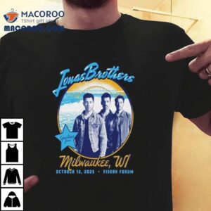 Jonas Brothers October Milwaukee Wi Tshirt