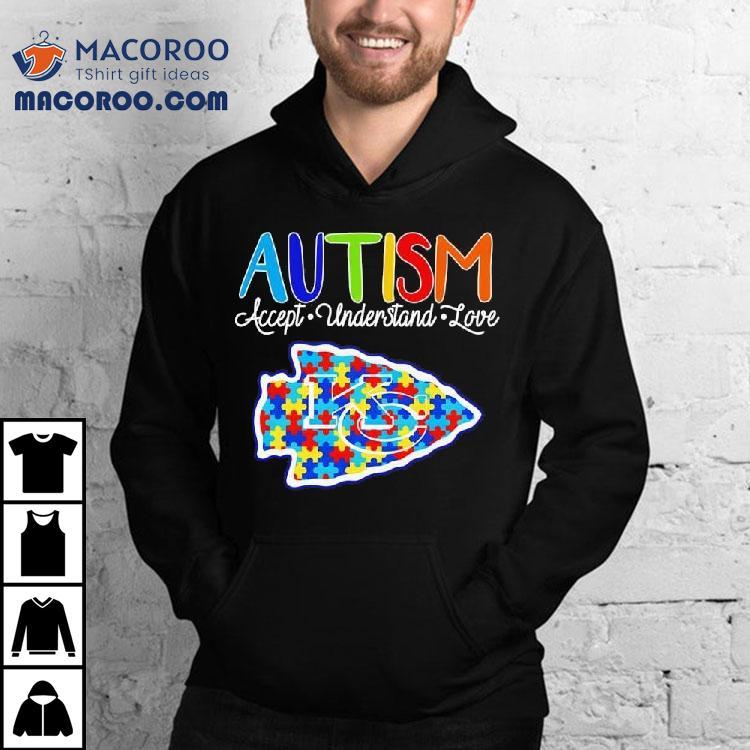 Kansas City Chiefs Autism Accept Understand Love Shirt Kansas City Chiefs Autism Accept Understand Love Shirt