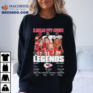 Kansas City Chiefs Legends Players Signatures Tshirt