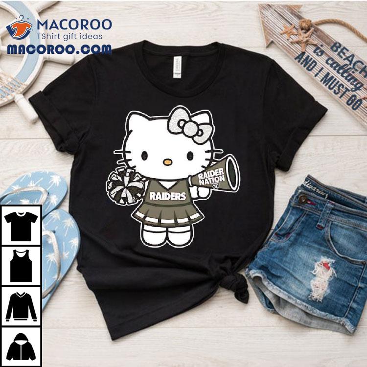 Las Vegas Raiders Helmet X Hello Kitty Raider Nation Shirt Las Vegas Raiders Helmet X Hello Kitty Raider Nation Shirt