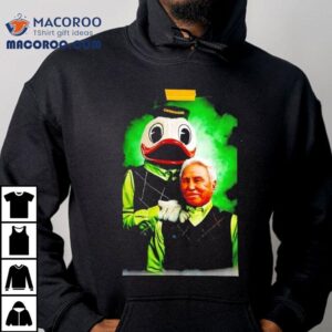 Lee Corso And The Oregon Ducks Mascot The Oregon Duck Tshirt