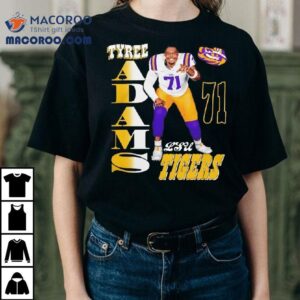 Lsu Tigers Football Tyree Adams Portrai Tshirt
