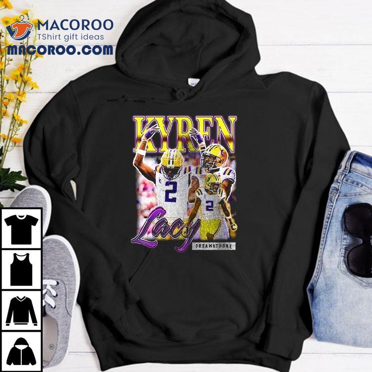 Lsu Tigers Kyren Lacy Bayou Dreams Graphic Shirt Lsu Tigers Kyren Lacy Bayou Dreams Graphic Shirt