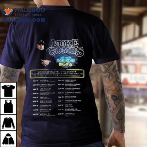 Luke Combs My Kinda Saturday Nights Tour Tshirt