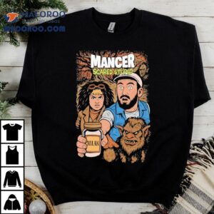 Mancer Scared Stupid Halloween Tshirt