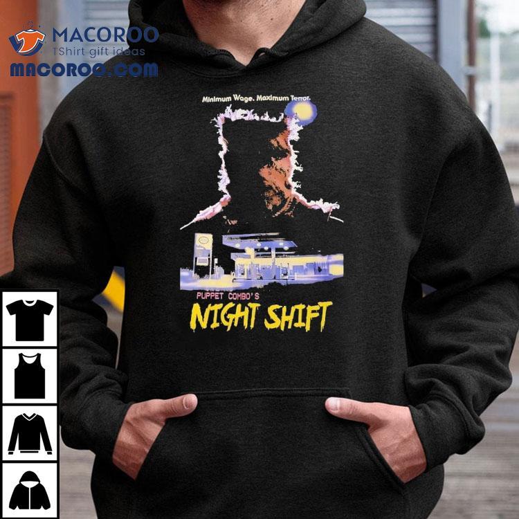 Minimum Wage Maximum Terror Puppet Combo’s Night Shift Horror Halloween Shirt Minimum Wage Maximum Terror Puppet Combo’s Night Shift Horror Halloween Shirt