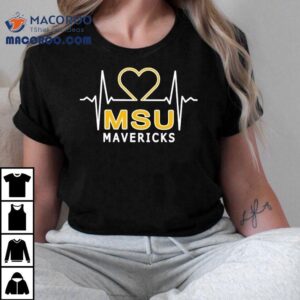 Minnesota State Mavericks Heartbea Tshirt