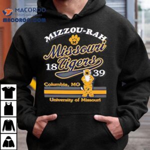 Mizzou Tigers Comfort Wash Paw Truman Mizzou Rah Columbia Mo University Of Missouri Tshirt