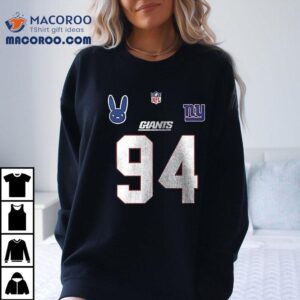 New York Giants X Bad Bunny Super Bowl Football Benito Tshirt