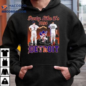 Party Like It's 1984 Alan Trammell And Tarik Skubal Detroit Tigers Signatures Shirt 3 Party Like It S Alan Trammell And Tarik Skubal Detroit Tigers Signatures Tshirt