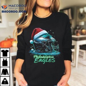 Philadelphia Eagles Nfl Halftone Christmas Helmet Series Tshirt
