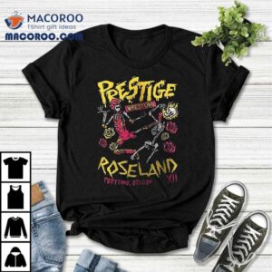 Prestige Roseland Wrestling I Was There Skeleton Tshirt
