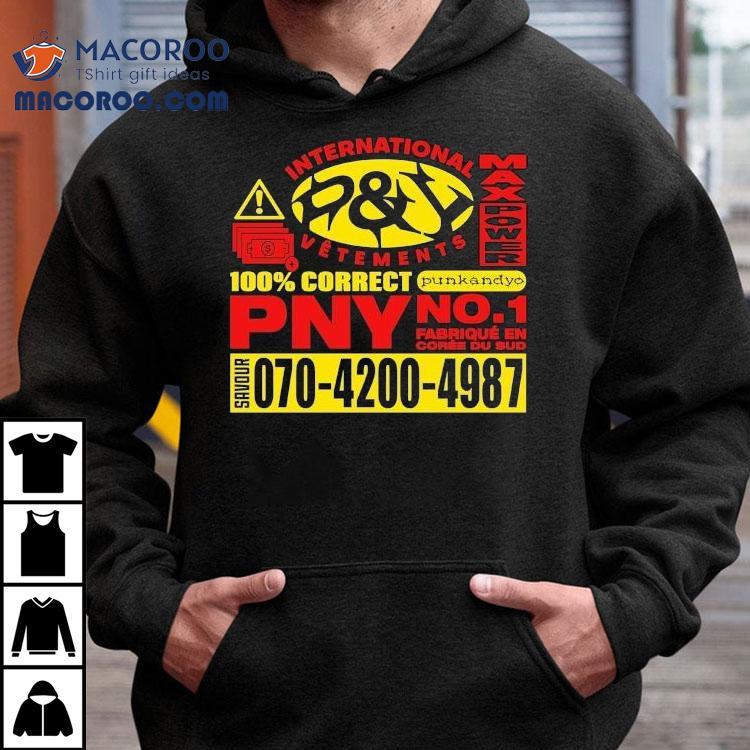 Punkandyo International Vetements Max Power Shirt Punkandyo International Vetements Max Power Shirt