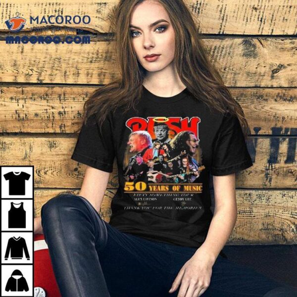 Rush Band 50 Years Of Music Fifty Something Tour Alex Lifeson Geddy Lee ...