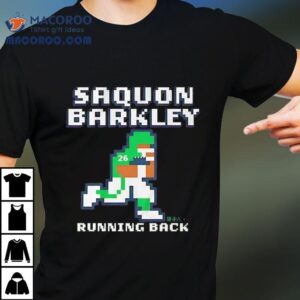 Saquon Barkley Retro Baller Running Back Graphic Tshirt
