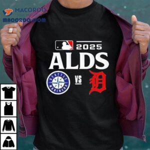 Seattle Mariners Vs Detroit Tigers 2025 Mlb Alds Matchup Shirt 3 Seattle Mariners Vs Detroit Tigers Mlb Alds Matchup Tshirt