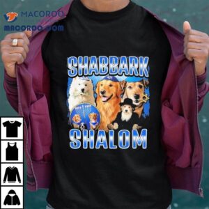 Shabbark Shalom Star Of David Israel Dog Tshirt