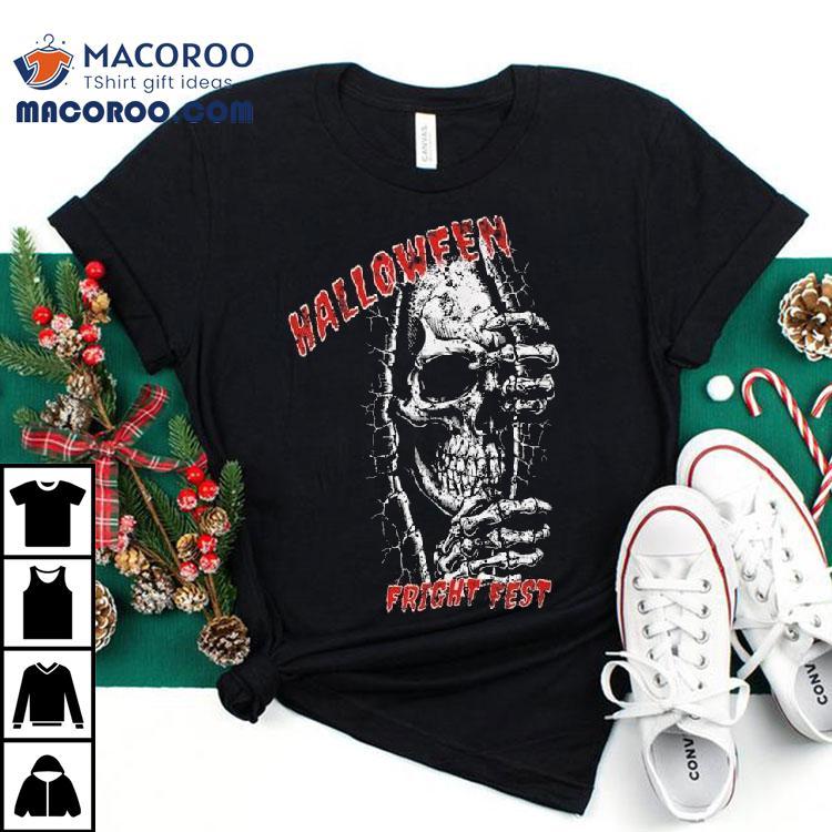 Skeleton Halloween Fright Fest Shirt Skeleton Halloween Fright Fest Shirt