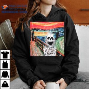 Skeleton The Scream Edvard Munch's Famous Shirt 3 Skeleton The Scream Edvard Munch S Famous Tshirt