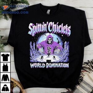 Spittin Chiclets World Domination Skeleton Shirt 3 Spittin Chiclets World Domination Skeleton Tshirt