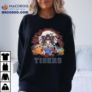 Stitch X Auburn Tigers Halloween 2025 Shirt 3 Stitch X Auburn Tigers Halloween Tshirt
