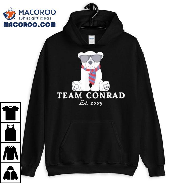 Team Conrad Junior Mint Bear Est 2009 Shirt Team Conrad Junior Mint Bear Est 2009 Shirt