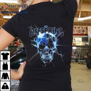 The Offspring Supercharged Worldwide Tour In'25 2025 Japan Australia Tour Lightning Skeleton Shirt 3 The Offspring Supercharged Worldwide Tour In Japan Australia Tour Lightning Skeleton Tshirt