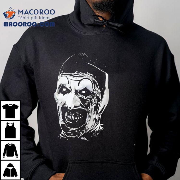 The Terrifier Horror Character Big Face Halloween Shirt The Terrifier Horror Character Big Face Halloween Shirt