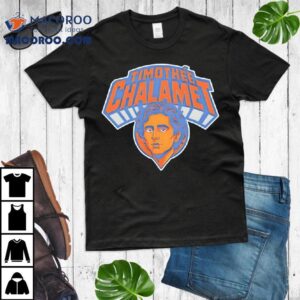 Timothe Chalamet New York Knicks Baseball Nba Logo Shirt 3 Timothe Chalamet New York Knicks Baseball Nba Logo Tshirt
