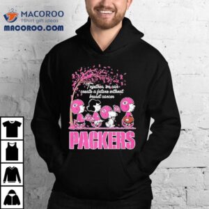 Together We Can Create A Future Without Breast Cancer Green Bay Packers Vs Peanuts Characters Tshirt