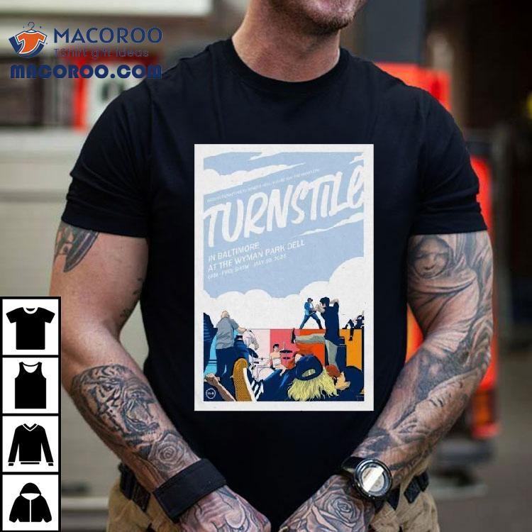 Turnstile May 10, 2025 Wyman Park Dell, Baltimore, Maryland Shirt Turnstile May 10, 2025 Wyman Park Dell, Baltimore, Maryland Shirt