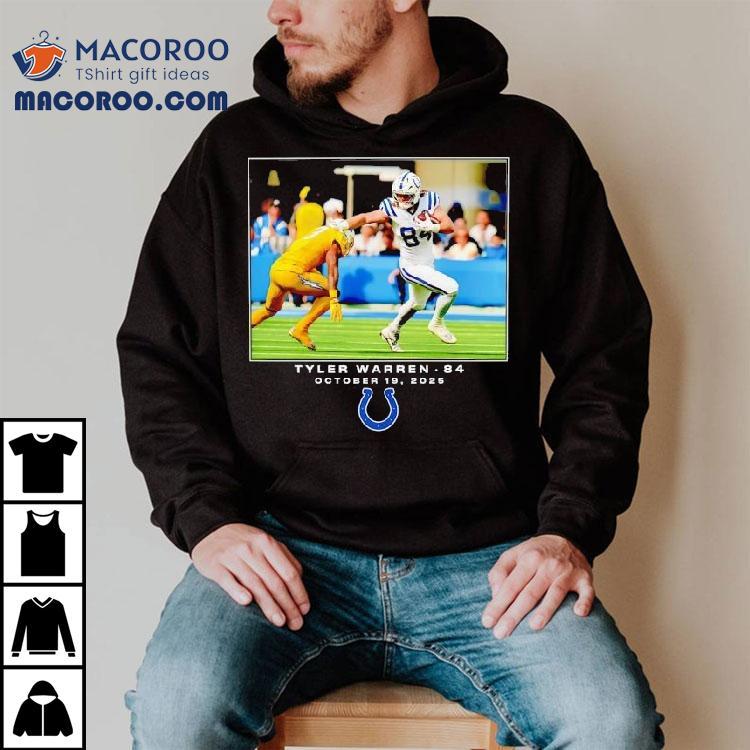 Tyler Warren Indianapolis Colts Football Nfl 2025 Photo Shirt Tyler Warren Indianapolis Colts Football Nfl 2025 Photo Shirt