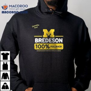 Valiant Michigan Wolverines Football Max Bredeson 100 Percent Fullback Wonder Bredeson Shirt 3 Valiant Michigan Wolverines Football Max Bredeson Percent Fullback Wonder Bredeson Tshirt
