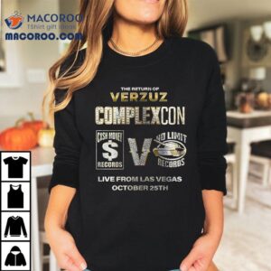 Verzuz X Complexcon Cash Money Records Live From Las Vegas October Th Logo Tshirt